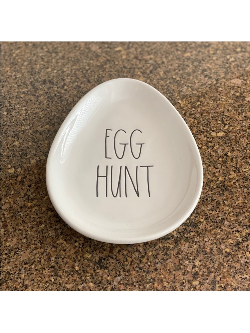 Rae Dunn Easter Egg Hunt Plate
